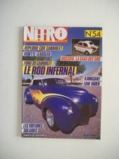 NITRO n°54 nov 85-CHOP KAWA 650 Z-FIAT 500-VEDETTE KUSTOM-FORD CABRIOLET 1939