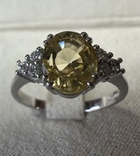 Bague En Or 18 Ct. Avec Des