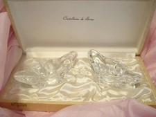 ancien: salière/poivrier cristal de sevres