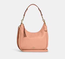 SAC CUIR GRAINE ROSE SAUMON