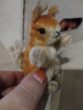 Écureuil Steiff vintage articulé en mohair – années 50/60