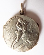 ALSACE Médaille pendentif