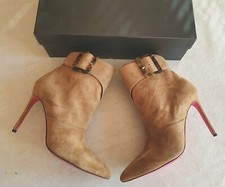 Bottine neuves en daim camel