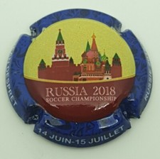 Capsule de champagne Despret coupe du monde foot 2018 numéroté sur 500. TD