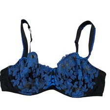 Aubade Blue & Black Floral