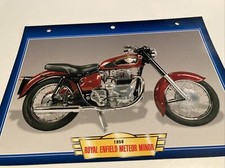 Royal Enfield 500 meteor minor 1959 fiche carte moto passion collection Atlas