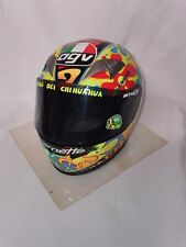 HELMET CASQUE VALENTINO ROSSI AU 1/2. SANS BOITE. GP VALENCIA 2003