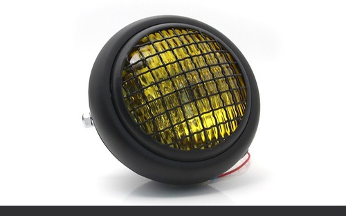 Motorcycle yellow lens grille - motorcycle,