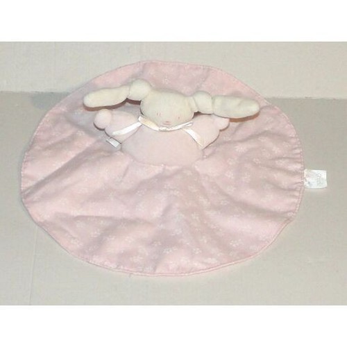 Doudou lapin blanc - doudou, rose