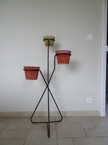 Ancien porte plantes cache pot - porte,