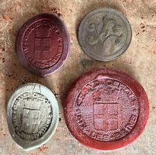 CASINO CHIPS x4 AIX-LES-BAINS GRAND CERCLE RARE VINTAGE POKER OLD GAMING TOKENS