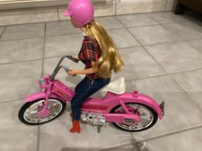 Mobylette Barbie des années 80 / 90 avec poupée