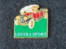 a  PINS PIN ENAMEL CAR AUTO AUTOMOBILE LESTRA SPORT