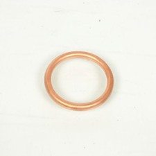 Joint de pot d'échappement rond cuivre Ø28x35x4mm pour scooter Peugeot 50 Ludix