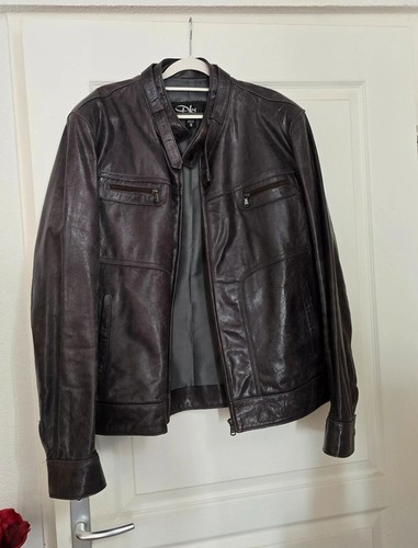 Blouson cuir homme dks - blouson,