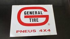 big sticker vintage pneus General tire 4X4 20 cm / 15 cm