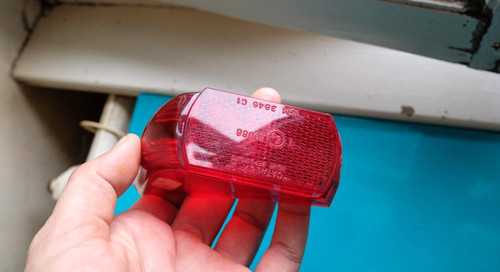 Vintage plastique phare - plastique,