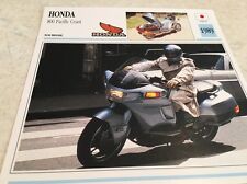 Carte moto Honda 800 Pacific Coast 1989 collection atlas motorcycle Japon