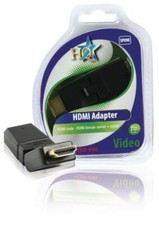 Coupleur hdmi male/femelle articul� pour faire un coude, fiches dor�es