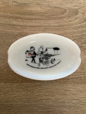 Ancien cendrier publicitaire huile Cofran garage vintage