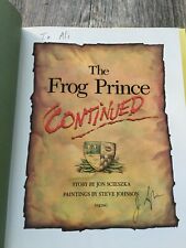 SIGNED - THE FROG PRICE, CONTINUED by Jon Scieszka (1991, Hardcover)