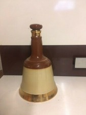 ancienne bouteille faience forme cloche whisky BELL'S