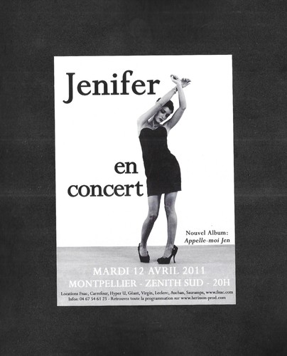 Flyer jenifer en - -, concert