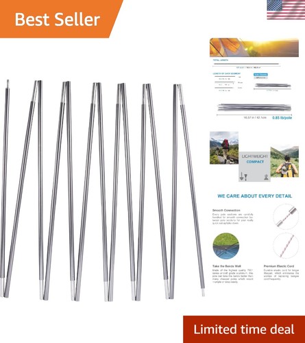 Preassembled tent poles - tent,