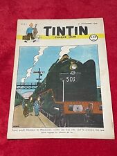 JOURNAL TINTIN Belge 9 (1946) couv Hergé BD ancienne RARE TBE