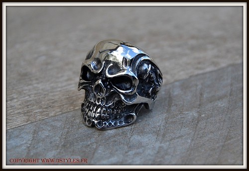 Bague chevalière tête - bague, de