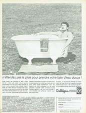 PUBLICITE ADVERTISING 115  1966  CULLIGAN  adoucisseur d'eau