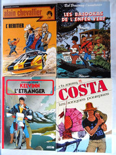 BD  Alain Chevalier/Bob Browning /Kelvinn /Costa Lot de 4