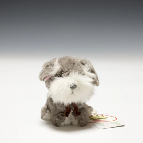 Peluche moelleuse schnauzer - peluche,