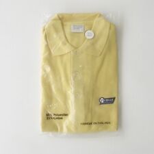 Authentique Polo de tennis vintage Jaune Taille M ou patron - Neuf