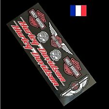 Autocollant HARLEY DAVIDSON  REFLECHISSANT MOTO CARENAGE CASQUE REF70B