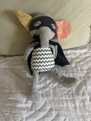 Doudou peluche éléphant cape - doudou,