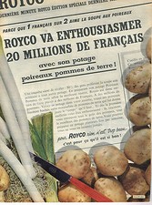 PUBLICITE ADVERTISING  1957