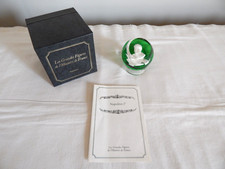 ANCIEN Camée  Presse-papier en CRISTAL BACCARAT " Napoléon I " Signé