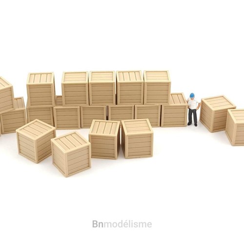 Lot caisses cubiques 87 - ho,