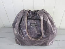 SAC CUIR LEZARD GRIS FORTE DEI