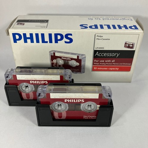 Mini cassettes philips - 2x,