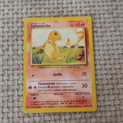 Carte pokemon salamèche - carte,