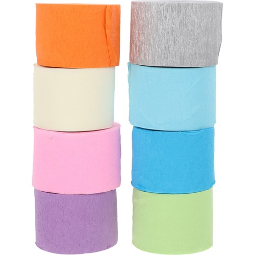 Colored crepe paper streamers - paper,