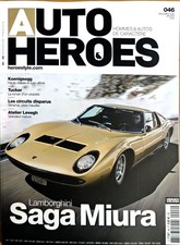 ​🏎️ AUTO HEROES n°046 L'Héritage Miura, Koenigsegg, Levegh,Terramar NEUF 