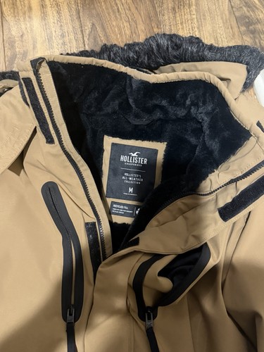 Hollister beige hooded - hollister,