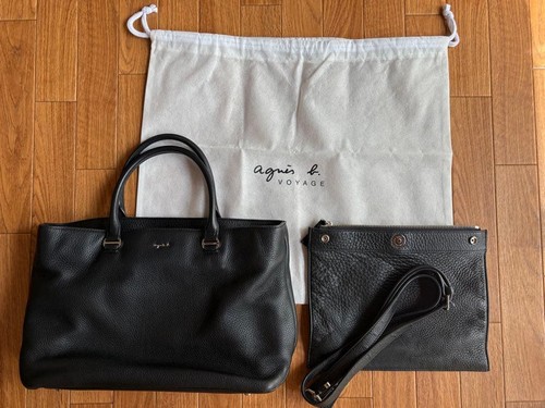 Agnes black leather - agnes, handbag