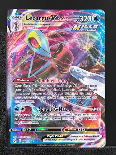 Carte pokémon lézargus vmax - carte,