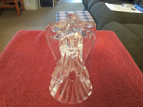 Clear glass angel - glass,