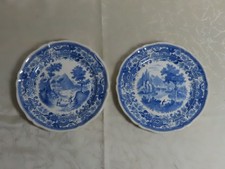 2 Pcs Villeroy Et Boch "Burgenland Bleu" Assiette À Dessert D: 18,8Cm, N7