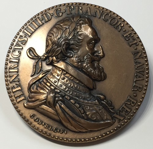 Médaille bronze henri le - médaille,